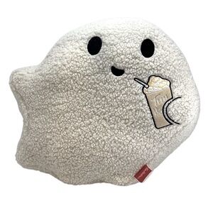 🍄 Tim Hortons Ghost Shaped Sherpa Pillow